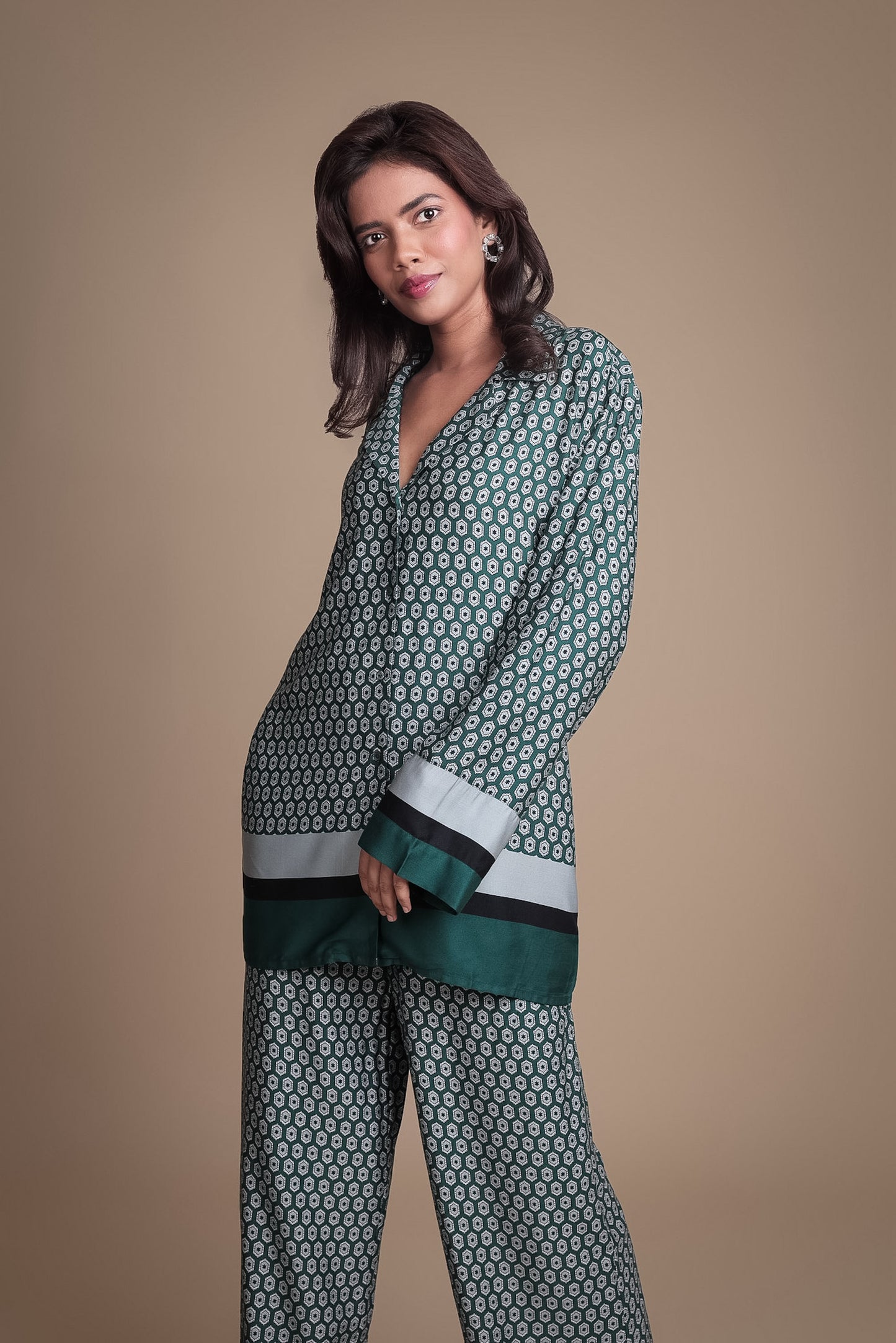 Sleep Wear Shirt in Viscose Modal Fabric