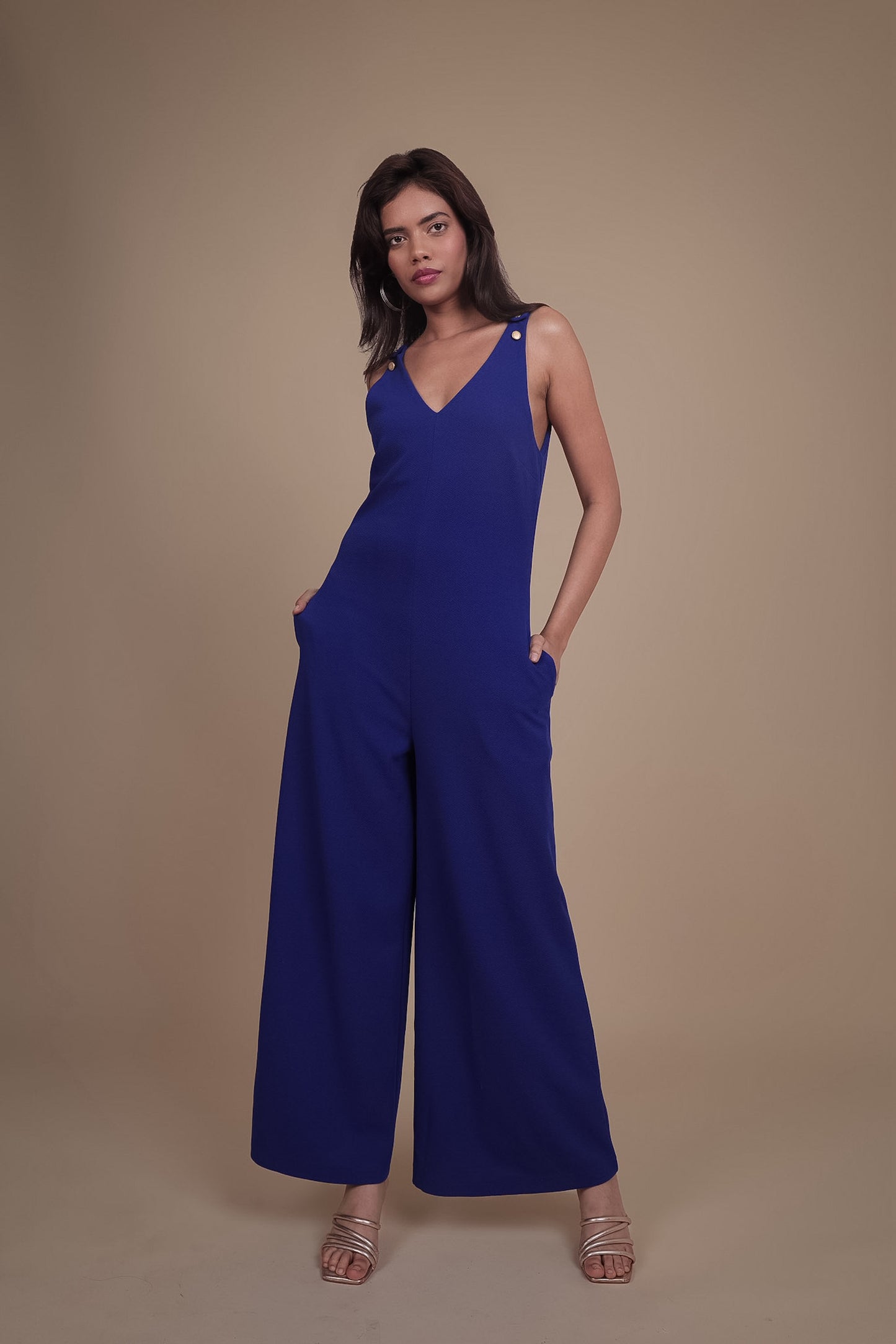 Jumpsuit in Modal Satin