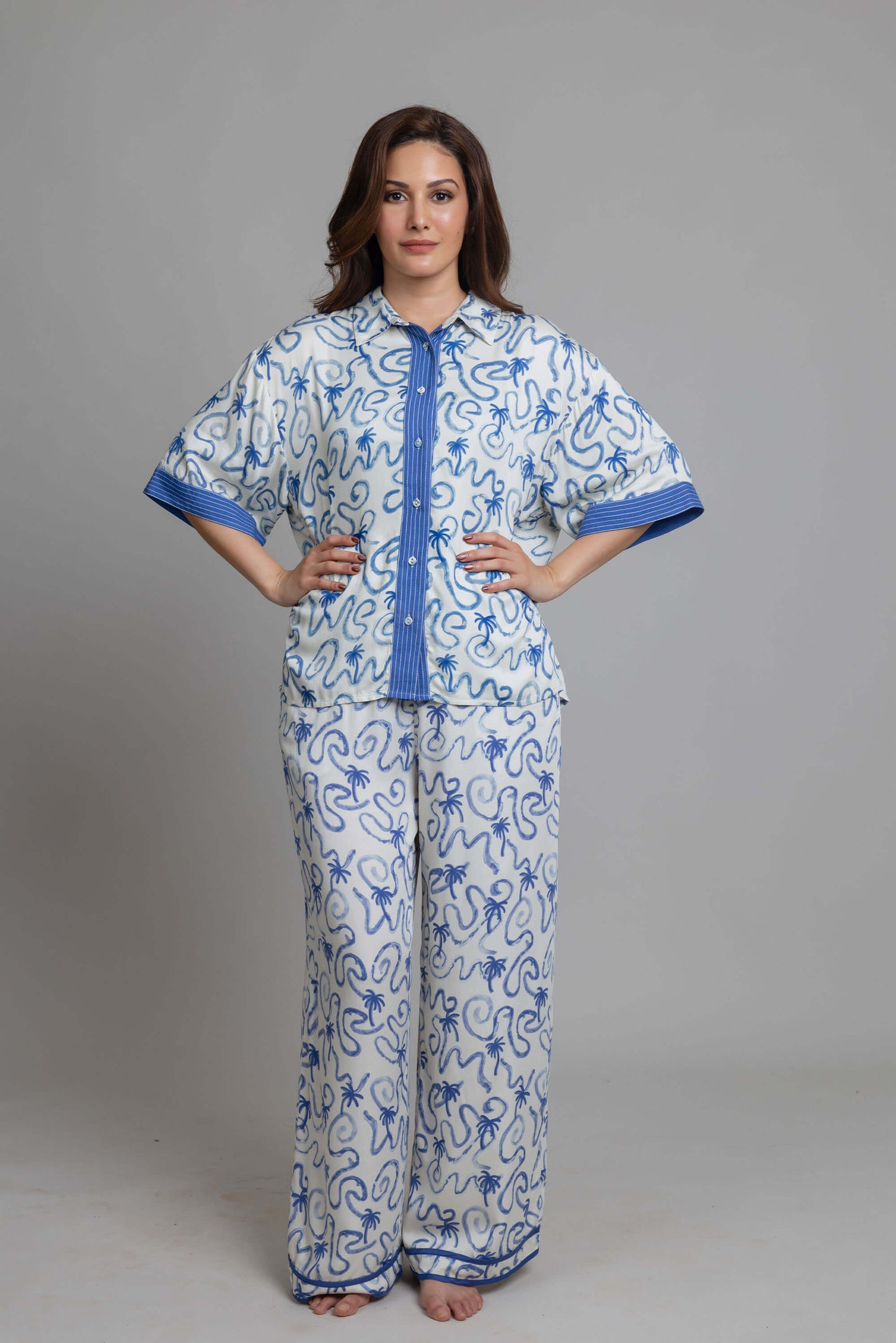 Marina Shirt & Pajama Set