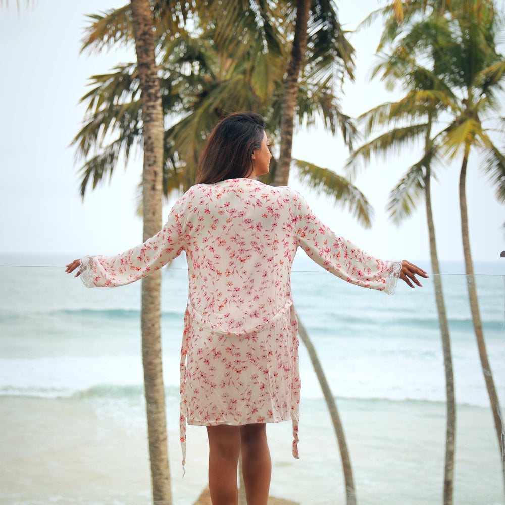 Sleep Wear Robe in Viscose Modal Fabric