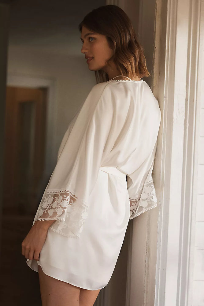 Night Wear Cami in Viscose Modal with Lace Trims